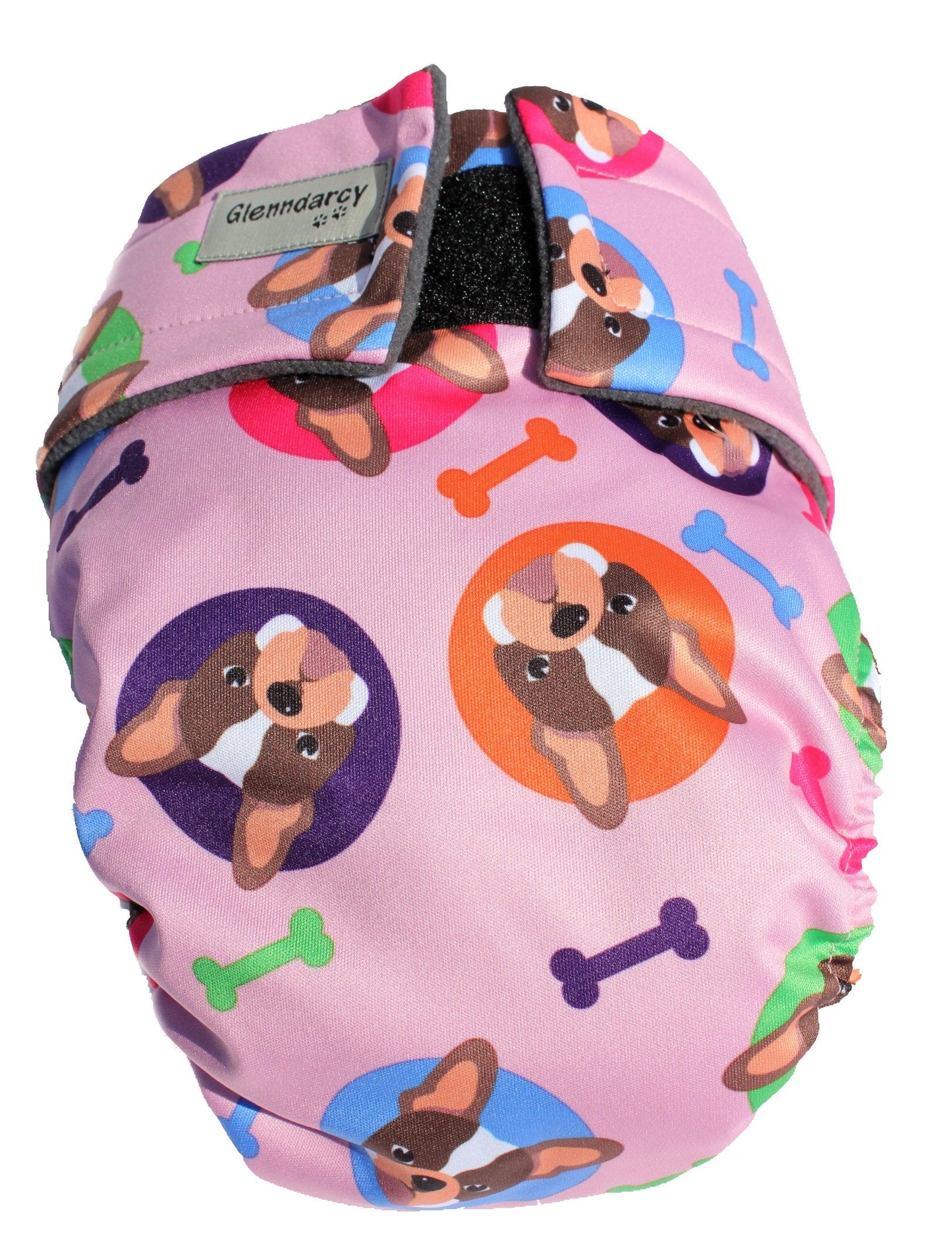 Glenndarcy No Tailhole Dog Season Nappy - French Bulldog - Frenchies Medium Pants only