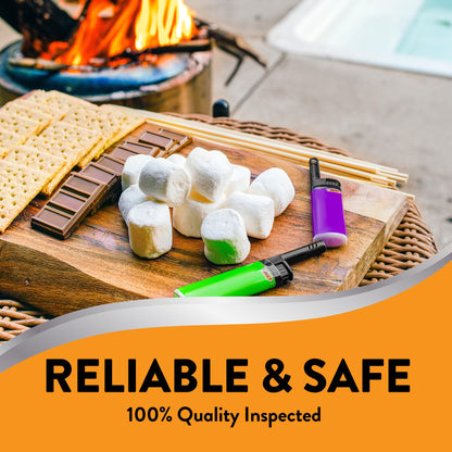 BIC EZ Reach Lighters, Extended Wand, Home Decor Designs, 6-Pack