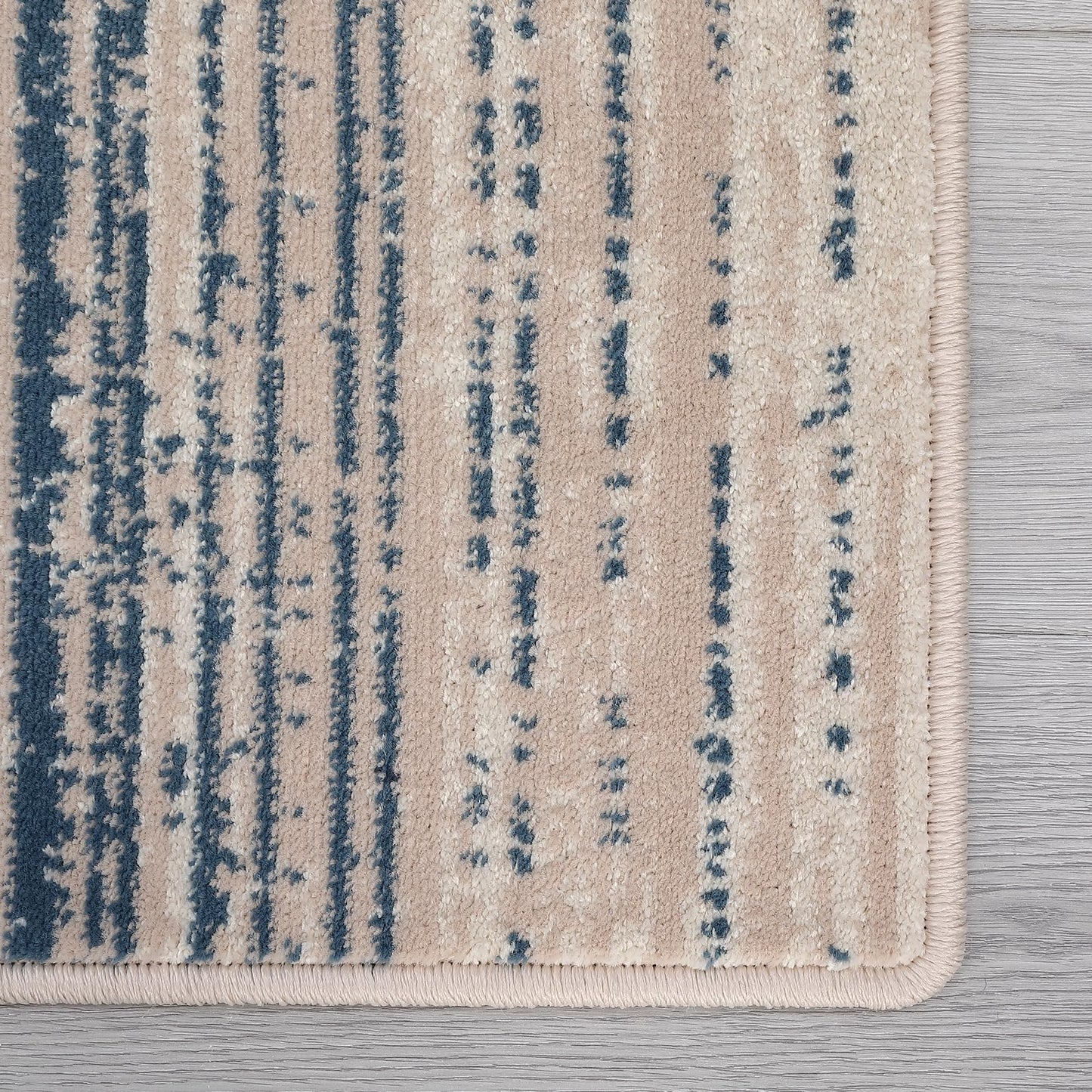 dainslef Abstract Runner Rug 2x6 Hallway Runner Rug Modern Ombre Entryway Runners Low Pile Thick Carpet Contemporary Non-Shedding Long Rugs for Bathroom Bedroom Kitchen Laundry Floor Mat Ombre Blue
