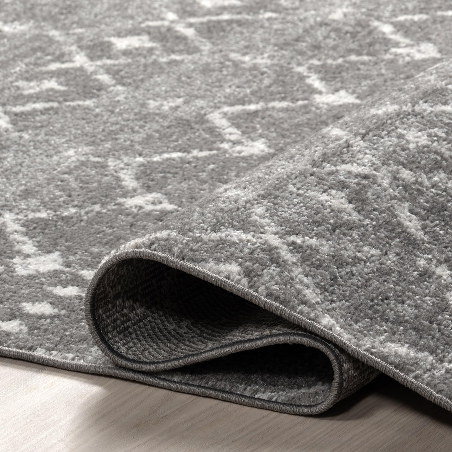 nuLOOM Oval 3x5 Moroccan Blythe Area Rug, Dark Grey, Faded Bohemian Design, Stain Resistant, For Bedroom, Dining Room, Living Room, Hallway, Office, Kitchen, Entryway