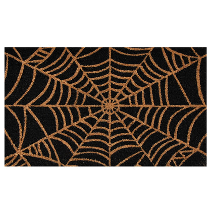 callowaymills 101951729 Scary Web Doormat, 17x29, Black and Natural