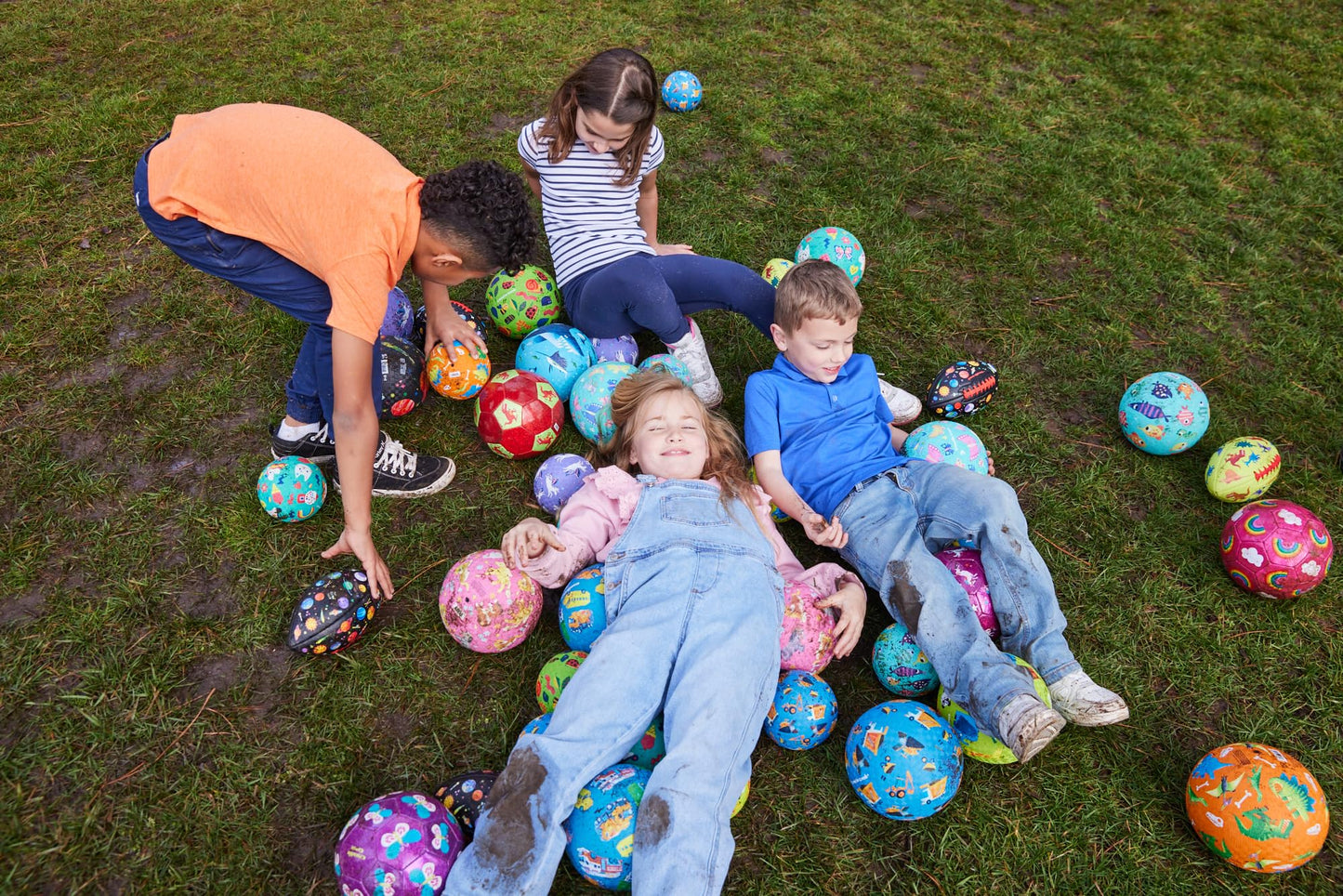 Crocodile Creek Playground Ball - Durable Rubber Ball for Kids Ages 3 and Up - Bouncy Inflatable Ball for Kickball, Indoor Games, and Outdoor Sports - PVC-Free - Bugs and Spiders - 5-inch Diameter