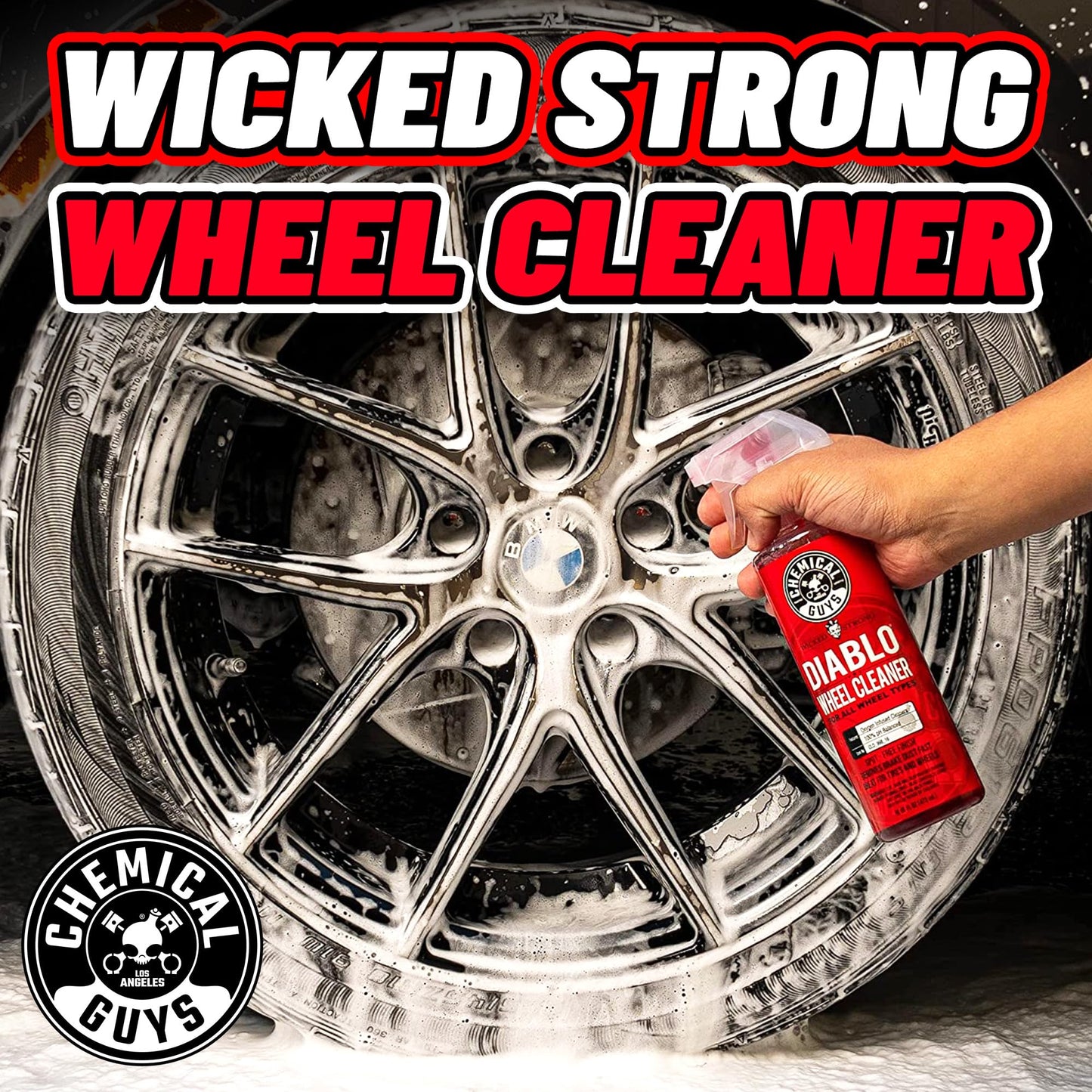 Chemical Guys HOL357 Clean & Shine Car Wash Starter Kit - Safe for Cars, Trucks, Motorcycles, SUVs, Jeeps, RVs & More (7 Piece Set, Including 3 16 oz. Car Detailing Chemicals)