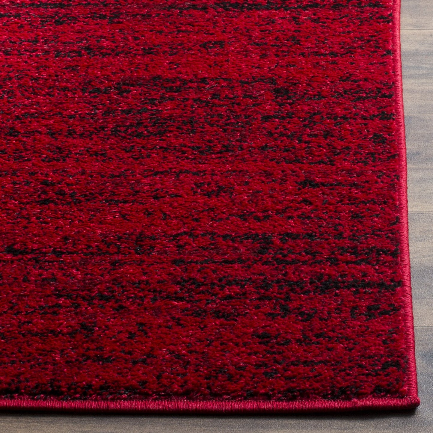 SAFAVIEH Adirondack Collection Accent Rug - 3' x 5', Red & Black, Modern Abstract Design, Non-Shedding & Easy Care, Ideal for High Traffic Areas in Entryway, Living Room, Bedroom (ADR117F)