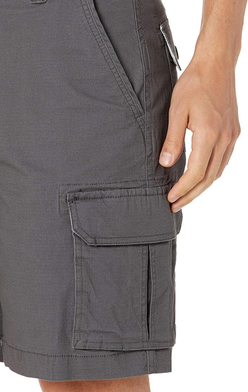 Men's 10" Lightweight Ripstop Cargo Shorts - Multi-Pocket Design for Comfort & Durability