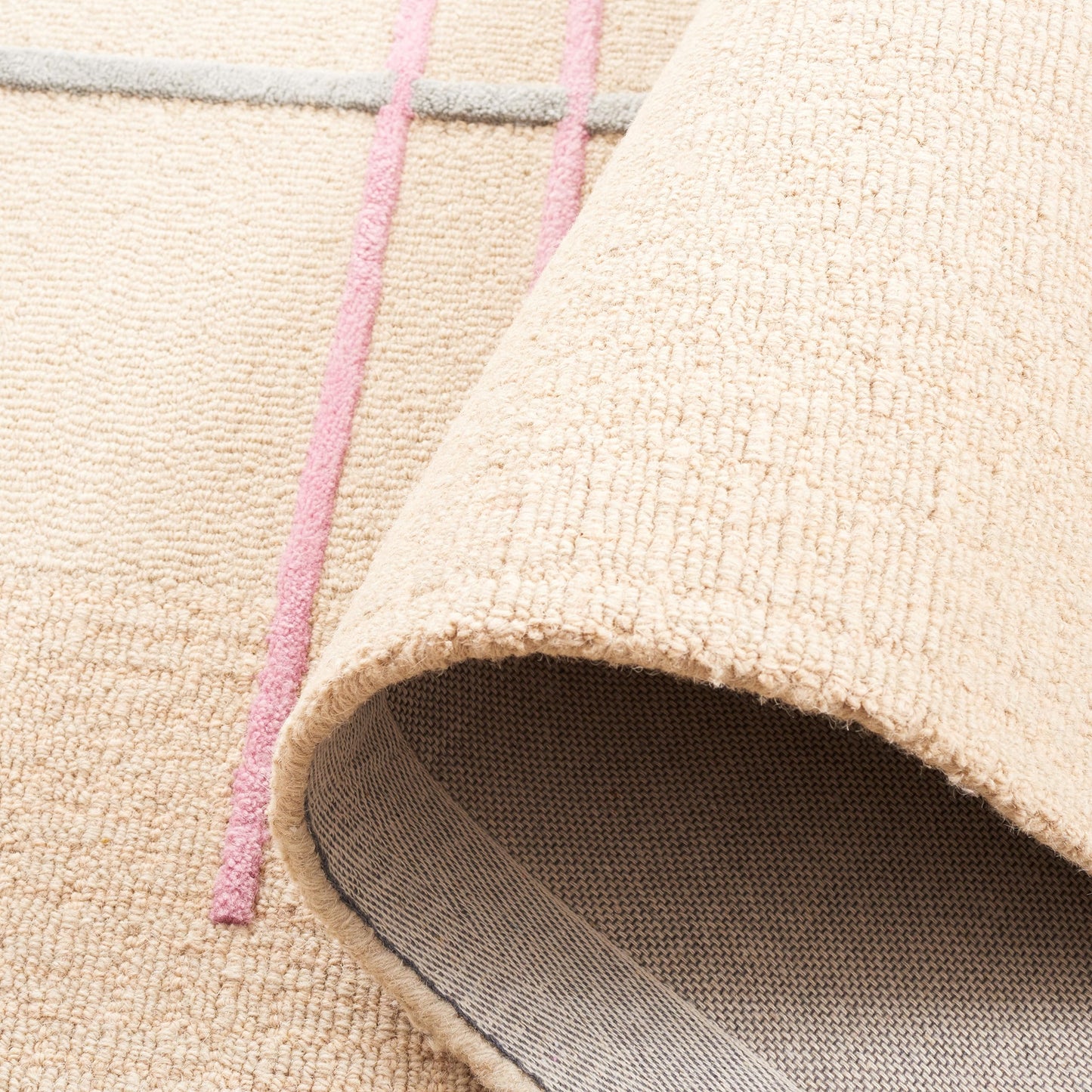 SAFAVIEH Genre Collection Runner Rug - 2'3" x 8', Beige & Green, Geometric Design, Handmade Wool, Ideal for the Living Room, Bedroom, Dining Room (GRE204B-28)