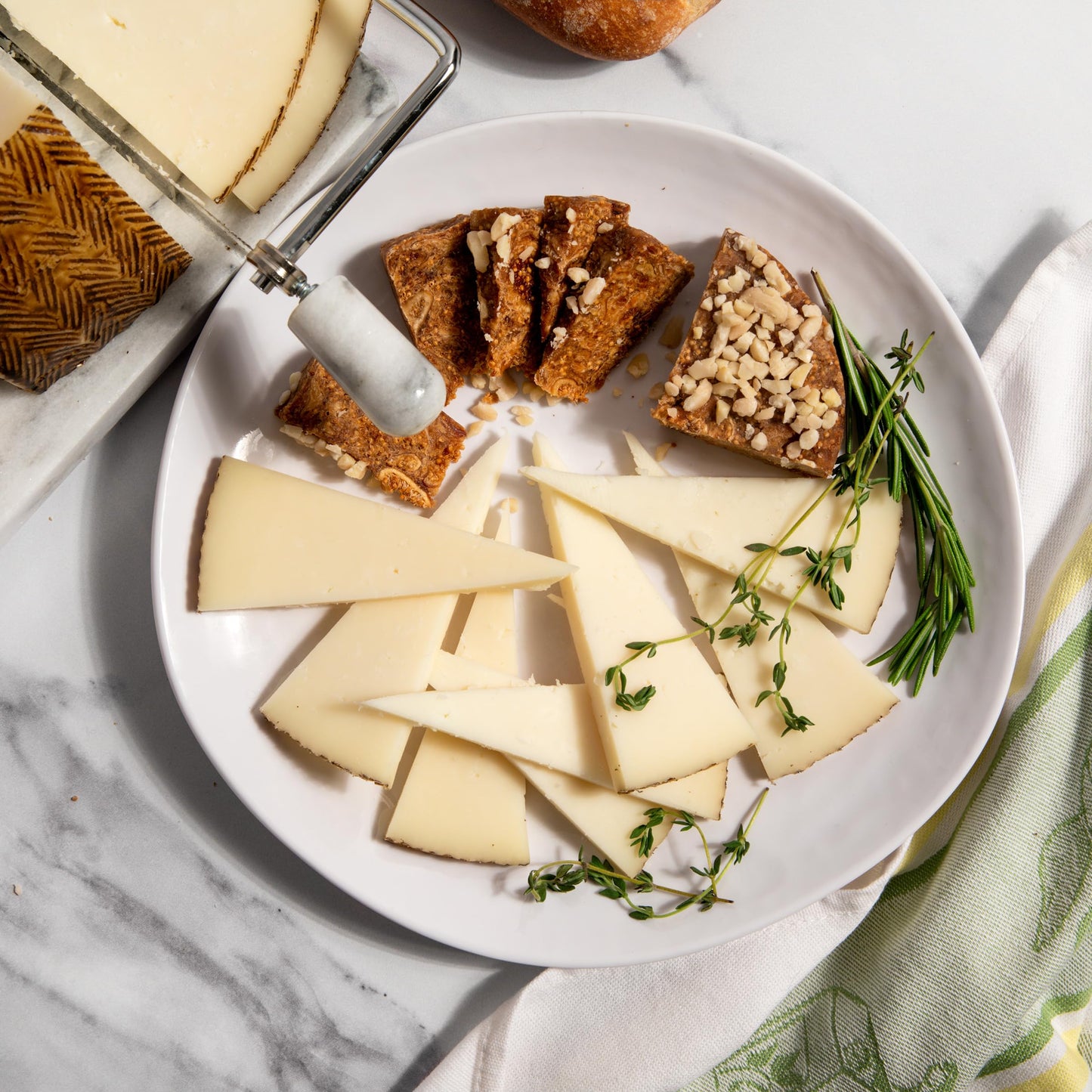 igourmet Holiday Cheese Sampler - Premium Christmas Gourmet Cheese Assortment and Sampler with Manchego, English Cheddar + More