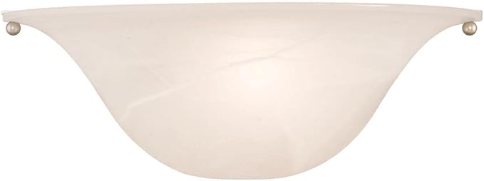 Livex Lighting Wynnewood 1 Light Wall Sconce Satin Nickel Finish