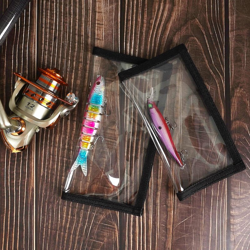 Fishing Lure Wraps - Durable Clear PVC Covers for Safe Bait Storage | 5/10 Pack