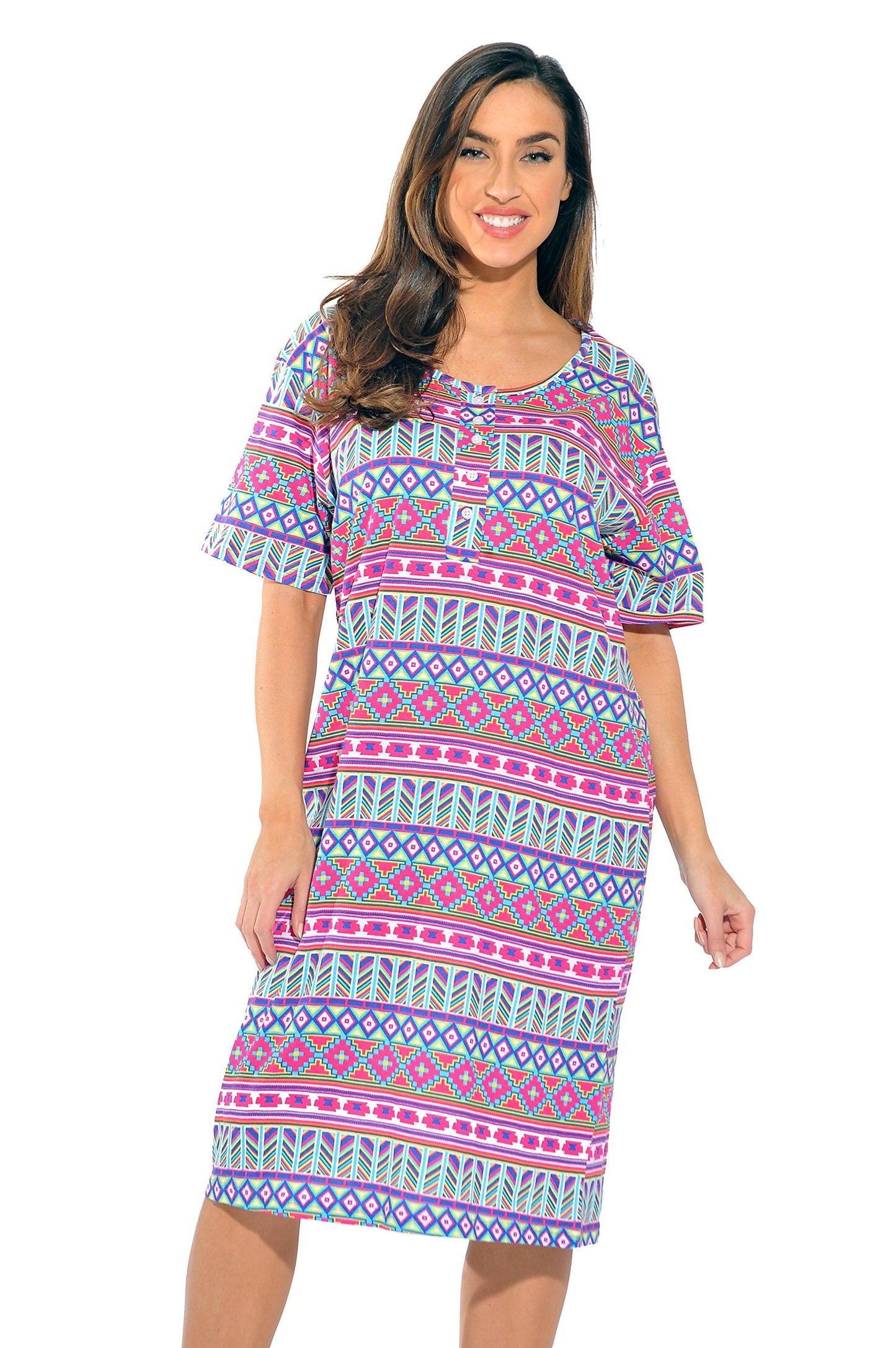 Just Love 4360-R-10070-L Short Sleeve Nightgown/Sleep Dress for Women/Sleepwear