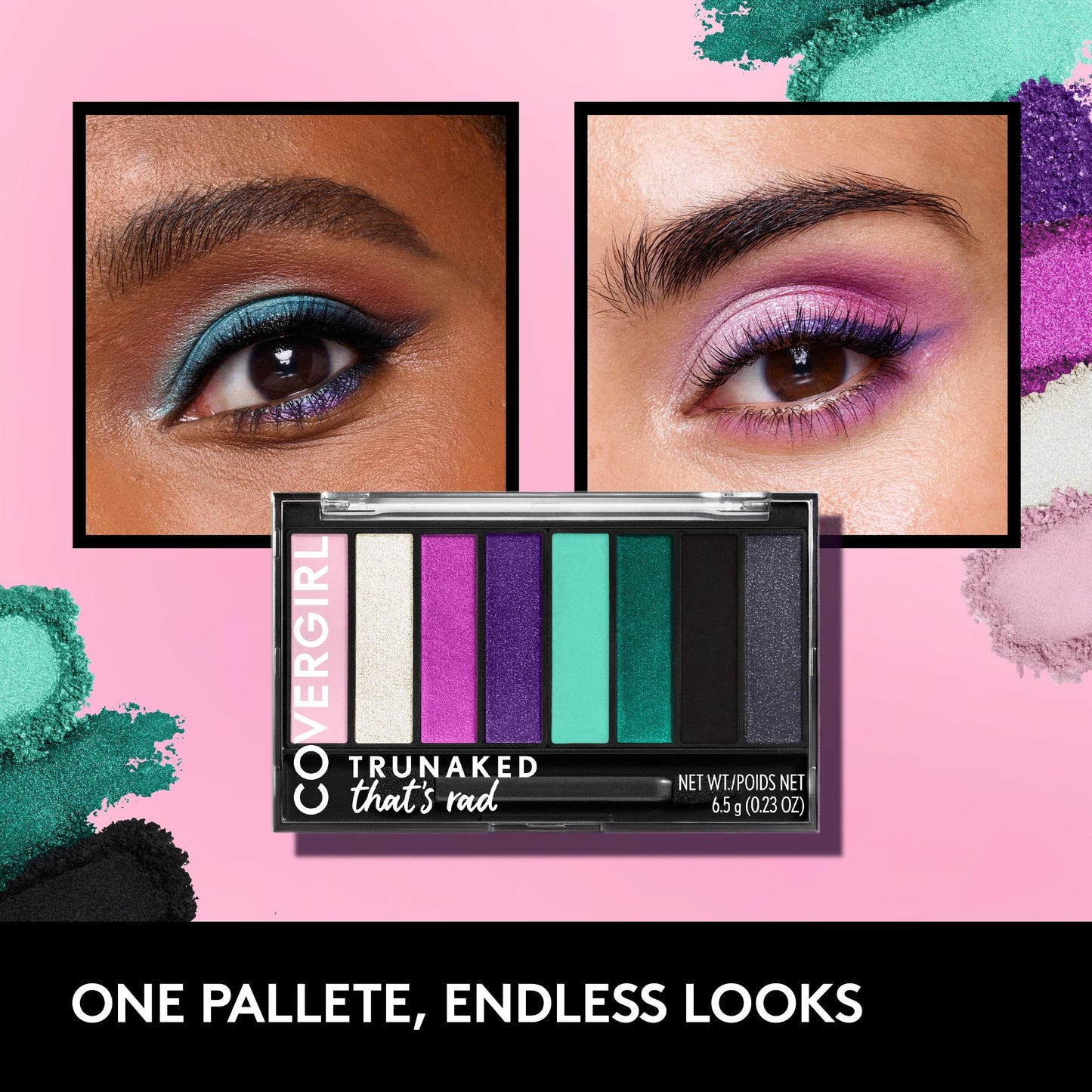 COVERGIRL Trunaked Palette Expansion Eye Shadow Palette, Dazed 835, 0.22 Ounce, Pack of 1