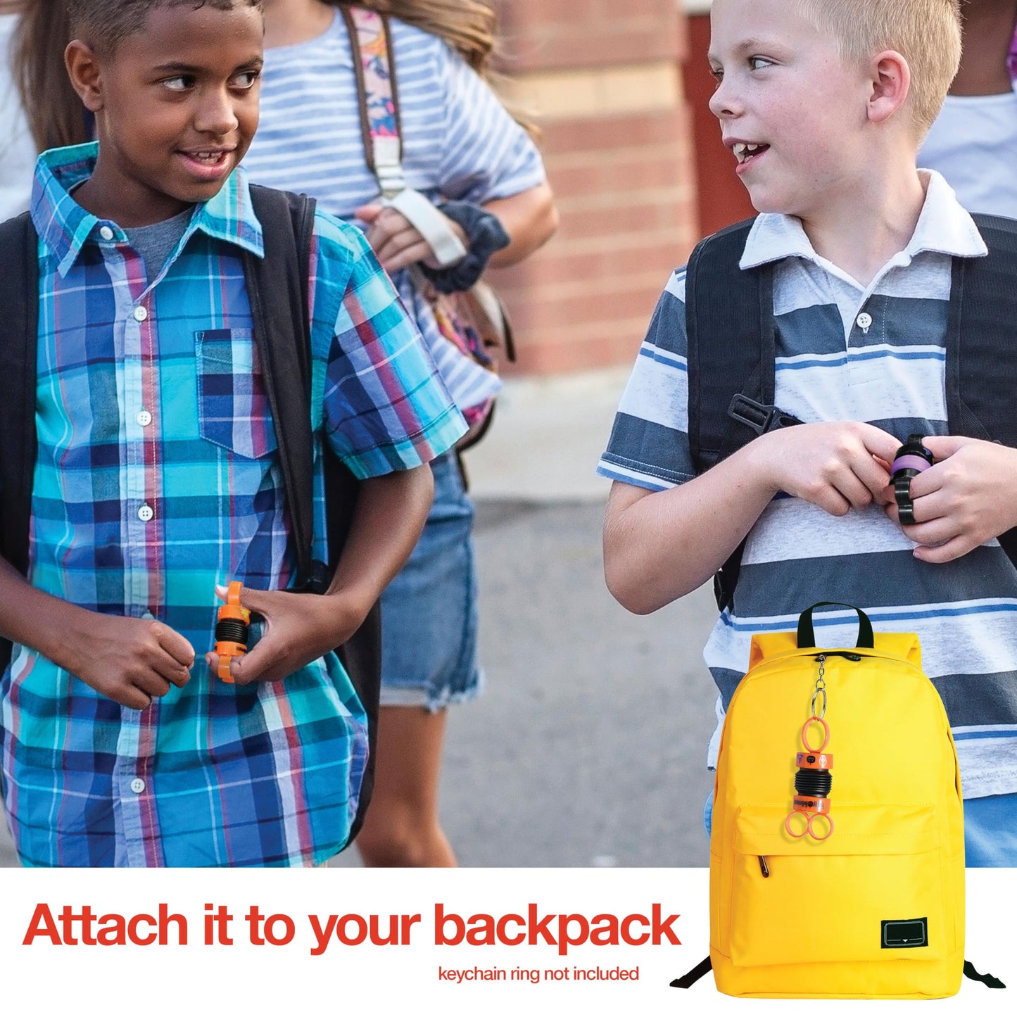 Halloween Party Favors Bulk Stargo Finger Poppers Fidget Toy - Halloween Stocking Stuffers Non-Candy Trick or Treat Toy for Girls & Boys - Halloween Party Bags and Goody Bags Filler - Pack of 10