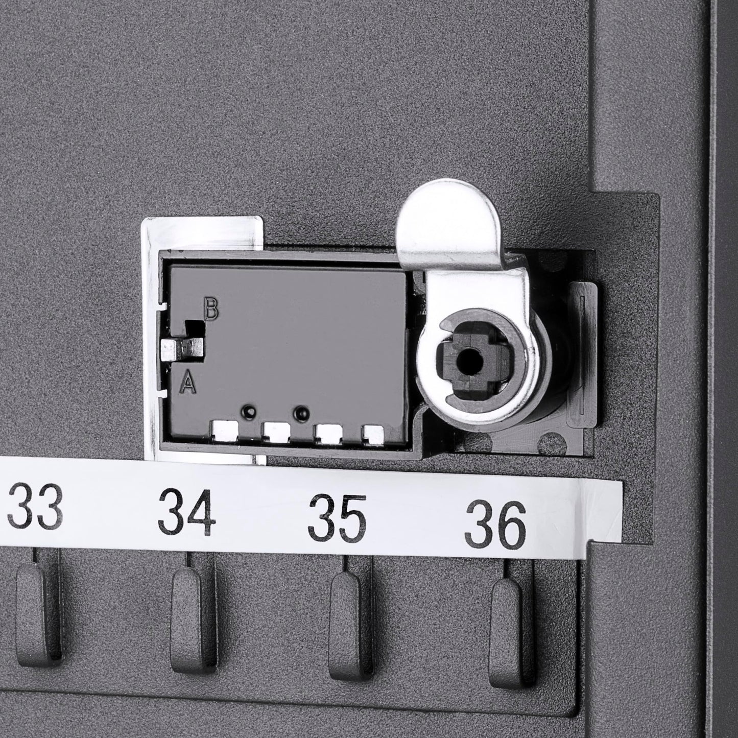 Barska Wall Mount Key Cabinet with Combination Code – Steel Locking Key Organizer Box for Home, Office, Business, Rental Property, and Commercial Use