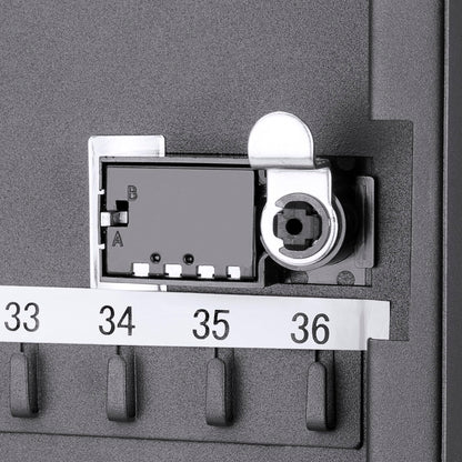 Barska Wall Mount Key Cabinet with Combination Code – Steel Locking Key Organizer Box for Home, Office, Business, Rental Property, and Commercial Use