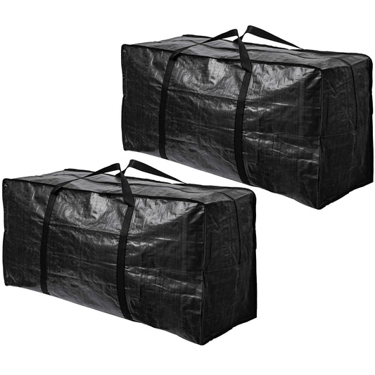 BAG-THAT! 68.5 GAL 2 Pack XXL Jumbo Extra Large Heavy Duty Stronger Handles Storage Bags Moving Totes Zippered Reusable Wrap Around Handle Storage Totes
