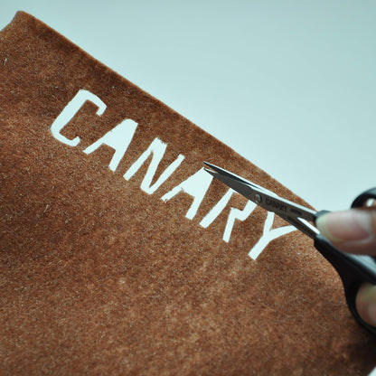 CANARY Japanese Mini Craft Scissors 4" [Extra Non-Stick], Small Detail Scissors for Paper Crafting, Fabric Cutting, Art Crafts, Made in JAPAN