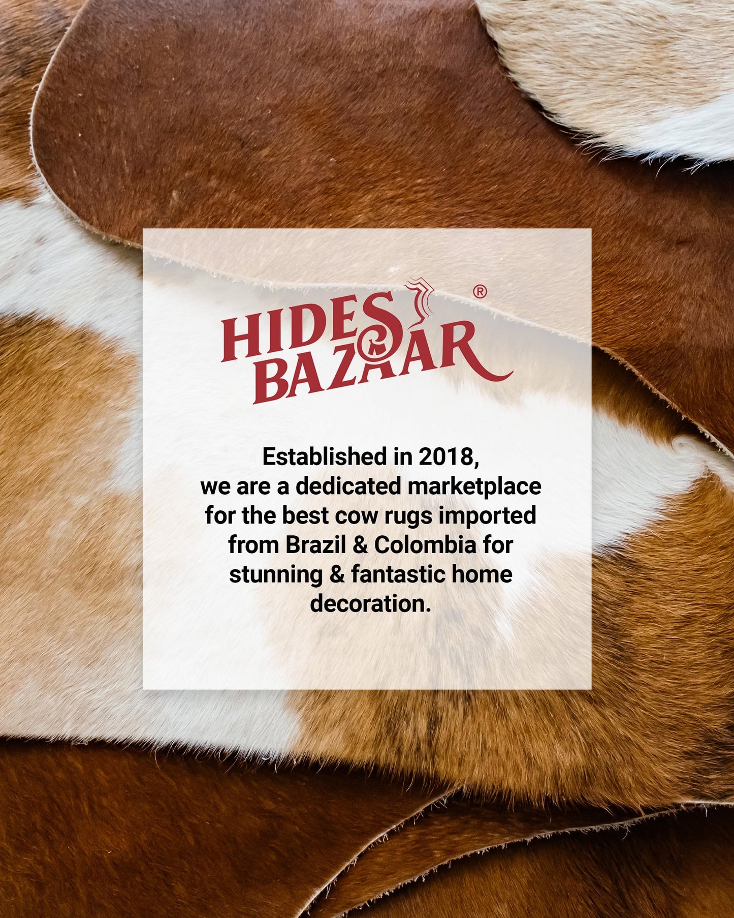 HIDES BAZAAR Black Salt and Pepper Cowhide Rug Premium Black and White Rugs for Living Room & More - Unique Black and White Rug Made Tanned Leather Cow Hides - Cow Hide Rugs 6x7-8 ft