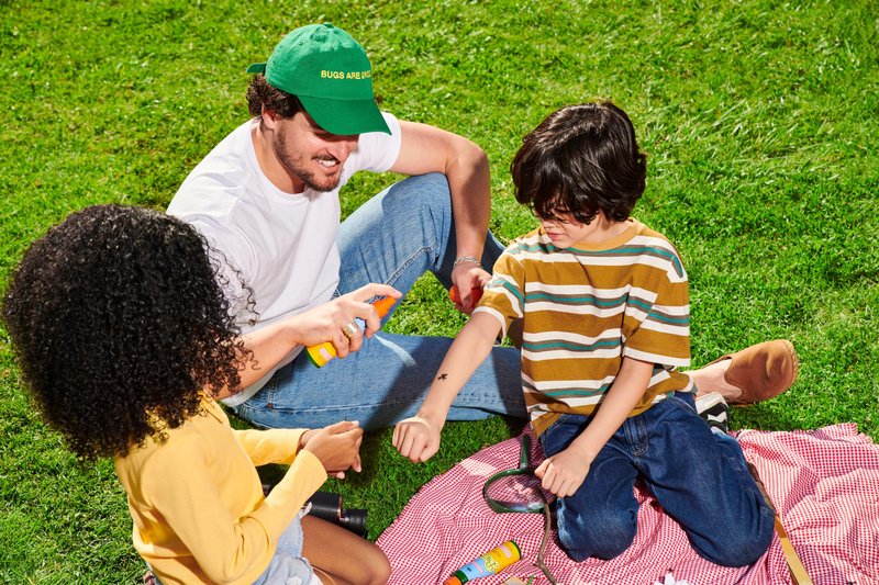 Buzzie Bug Spray for Kids & Family - Plant and Essential Oil-Based Mosquito Spray, 3Hr Protection, TSA Travel Safe | 2 Pack (4oz + 1.7oz)
