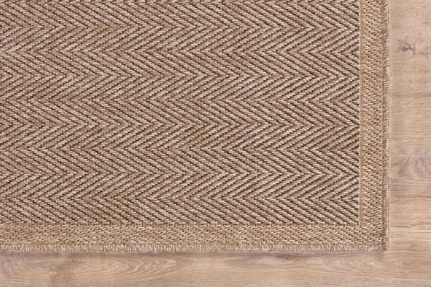 CAMILSON Easy Jute Rug 5x7, Indoor Outdoor Natural Color Fiber Area Rugs for Living Room Patio and Bedroom Rug Herringbone Seagrass Woven Design Easy-Cleaning, Washable Outside Carpet Alfombras 5 x 7