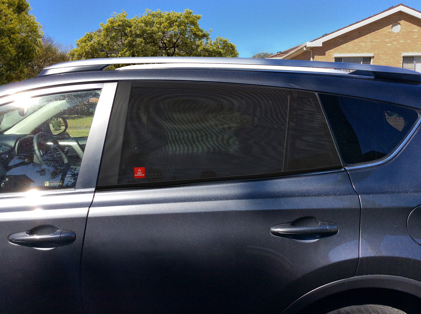 Royal Rascals Car Window Shades for Baby, Universal Fit, Sun Shade for Baby, Full Window Covers with 40+ UV Sun Protection, Cars Accessories, Car Window Curtains, Window Shade Screen, 2 Pack