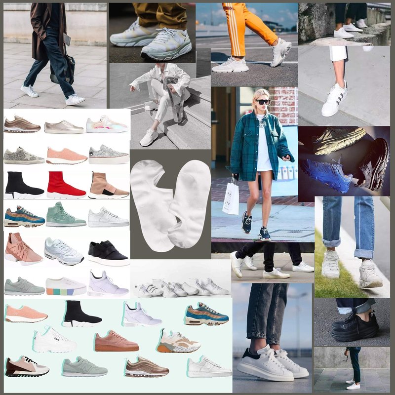 Mottee&Zconia No Show Low Cut Socks for Mens/Womens Casual Sports No See invisible Non-Slide White Socks 6 Pack Size8-11