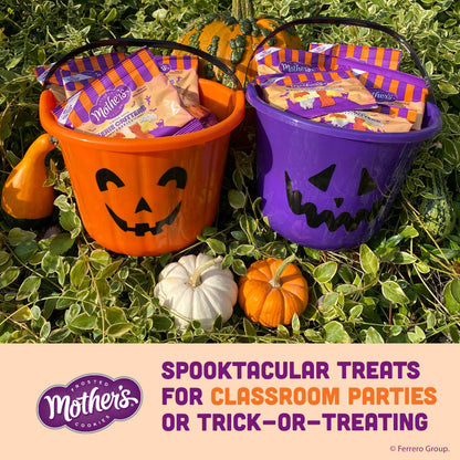 Mother’s Circus Halloween Animal Cookies, Snack Pack Halloween Treats for Kids, Individually Wrapped Halloween Cookies, Cats and Bats Frosted Animal Cookies with Sprinkles, 30ct Box