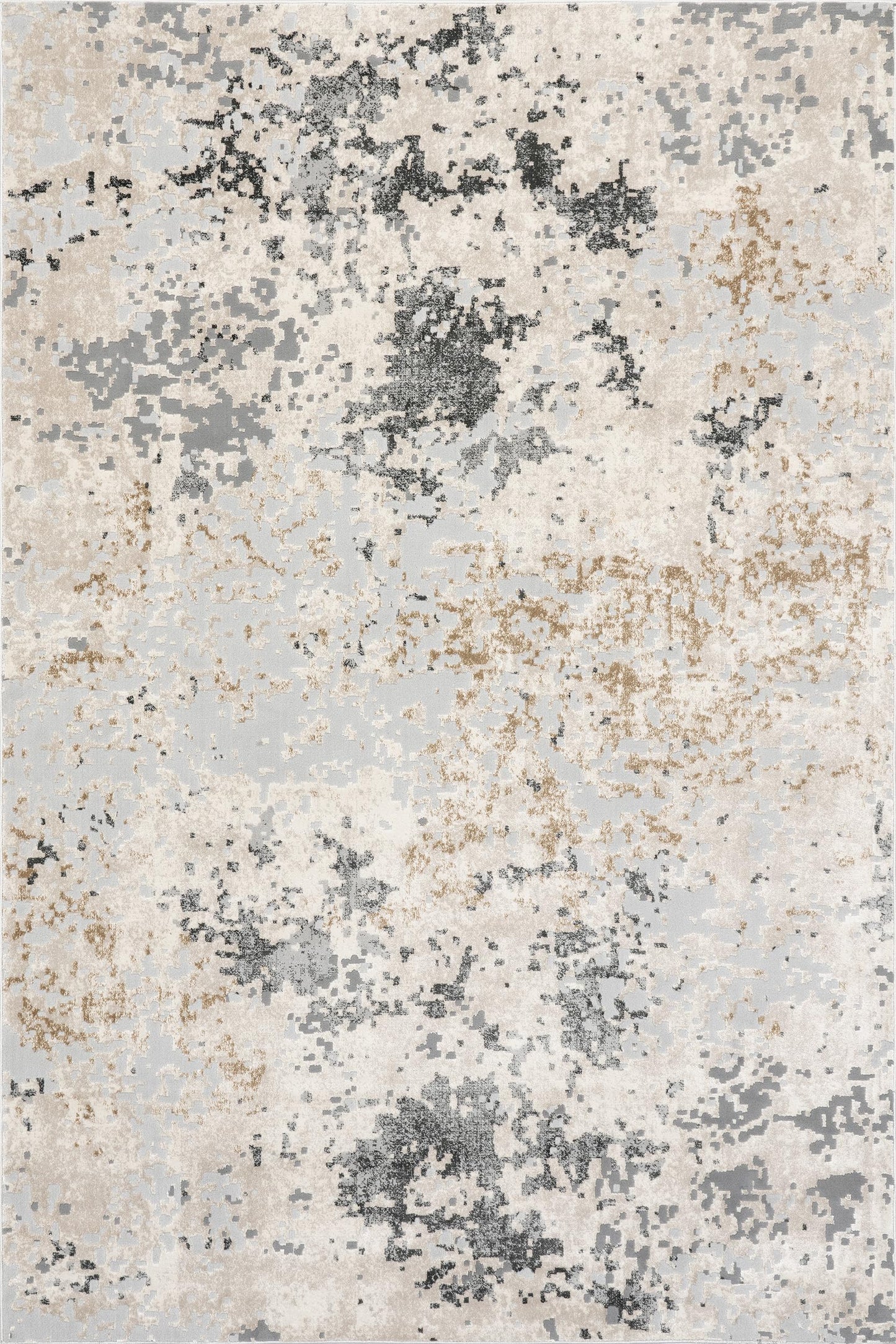 nuLOOM Chastin Modern Abstract Area Rug - 8x10 Area Rug Modern/Contemporary Beige/Grey Rugs for Living Room Bedroom Dining Room Kitchen