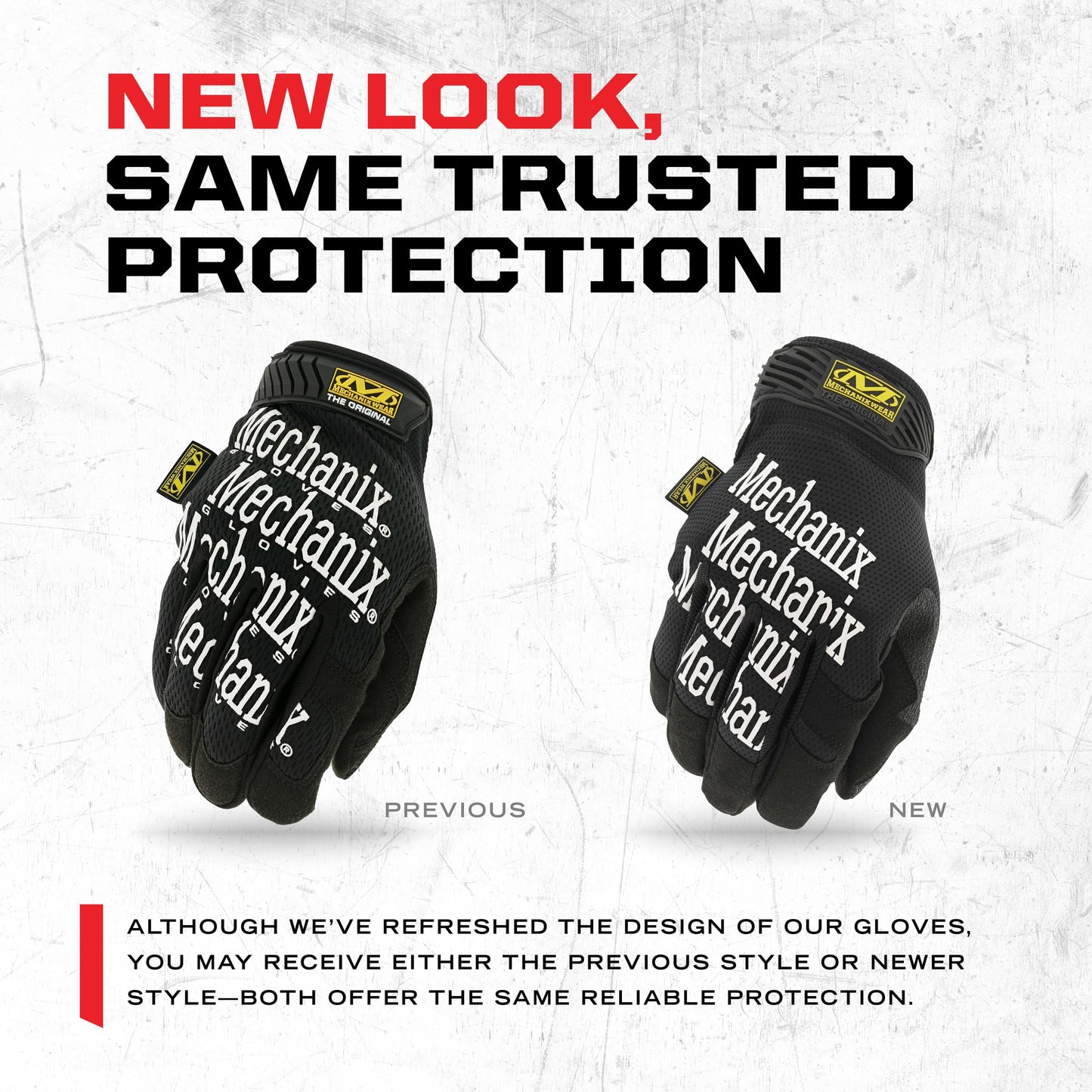 Mechanix Wear - Original Work Gloves (Large, Black)