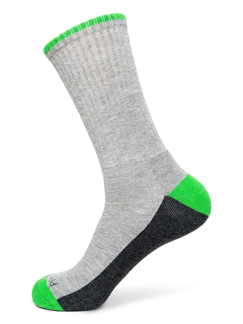 Insect Shield Sport Crew Sock, Stretchy and Comfortable Crew Socks with Padding and Tick Protection