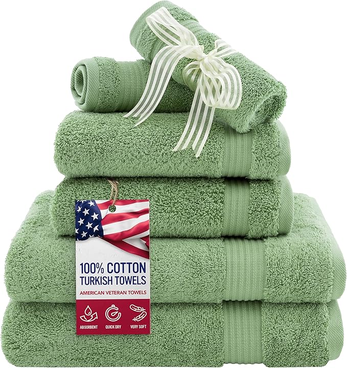 American Veteran Towel, 6 Piece Towel Set