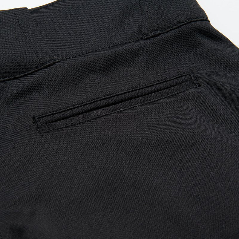 Champro Traditional Fit Triple Crown Classic Baseball Pants in Solid Color with Reinforced Sliding Areas, Black, Medium