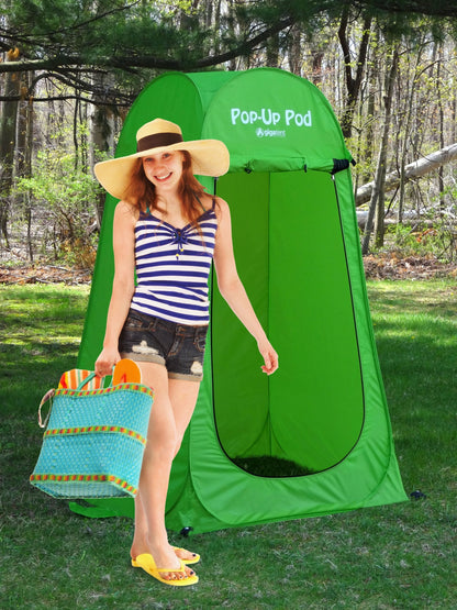GigaTent Pop Up Pod Changing Room Privacy Shower Tent – Instant Portable Outdoor Rain Shelter, Camp Toilet for Camping & Beach – Lightweight & Sturdy, Easy Set Up, Foldable - with Carry Bag