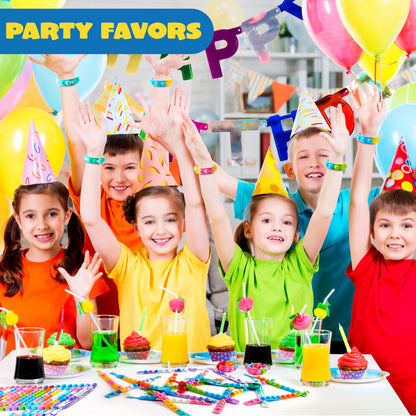 JOYIN Pop Fidget Toys pops Bulk 25 Pack Party Favors for Kids 4-8,8-12 Year, Fidget Bracelets Sensory Toys for Birthday Carnival Halloween Christmas Prizes Gifts Goodie Bags Stuffers for Kids