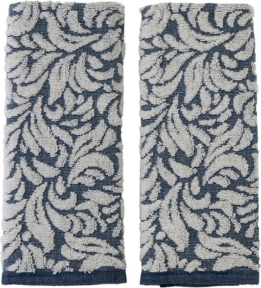 SKL Home Renan 100% Turkish Cotton Premium 2-Piece Hand Towel Set, 600 GSM