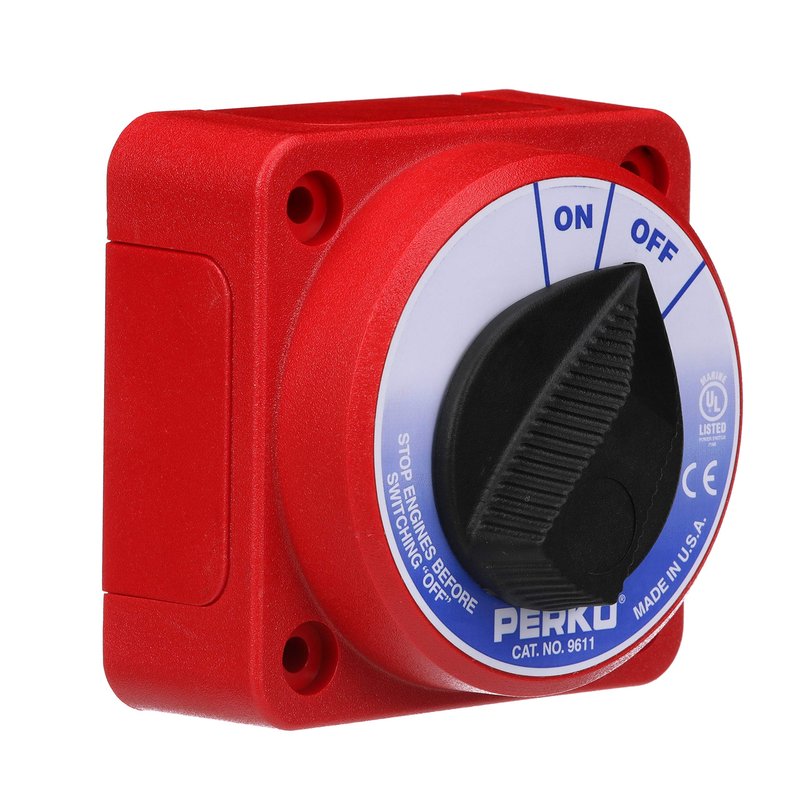 Seachoice Battery Select Switch, Compact, Disconnect Isolator Cutoff, 12-50V