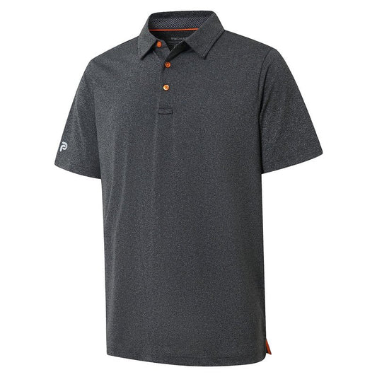 Golf Shirts for Men Dry Fit Performance Casual Collared Mens Golf Polo Shirts Moisture Wicking 4 Way Stretch Polo Shirts for Men Short Sleeve Polo Shirts, XXL Black