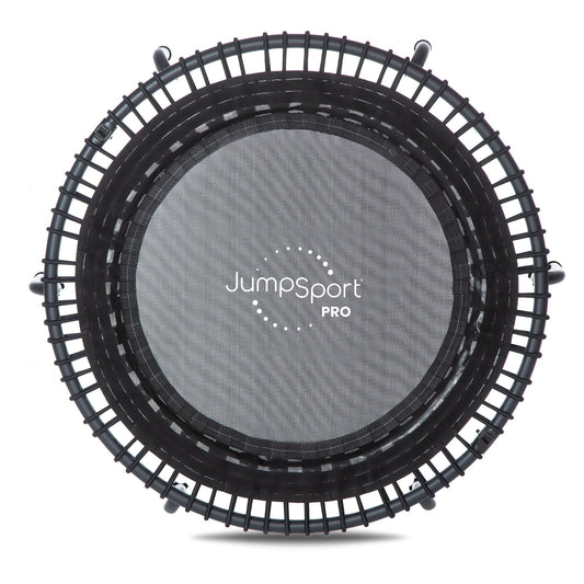 JumpSport 44" Fitness Trampoline Workout Rebounder, Adjustable Bounce, Model 550f/570 PRO