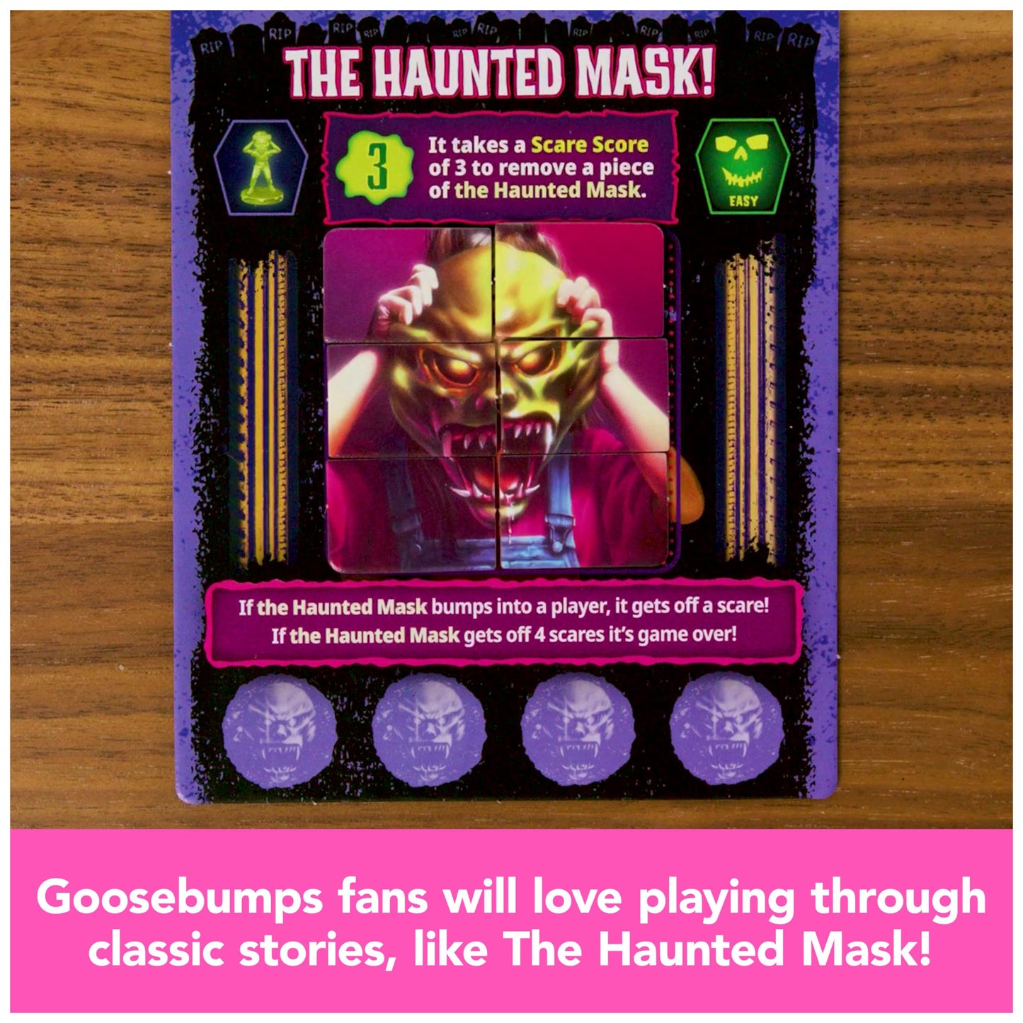 Goosebumps The Game, The Spooky Childrens Books Series Now a Scary Fun Monster Board Game for Ages 8 & Up