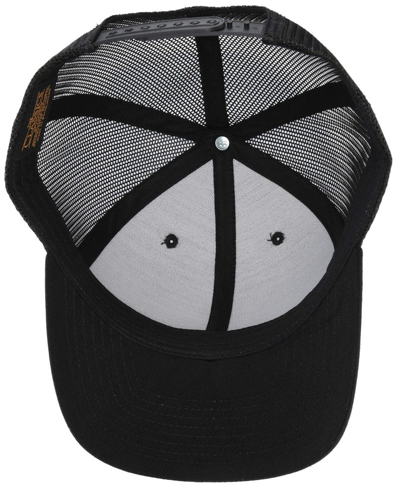 Yupoong Men's YP Classics Retro Trucker Hat, Black, One Size