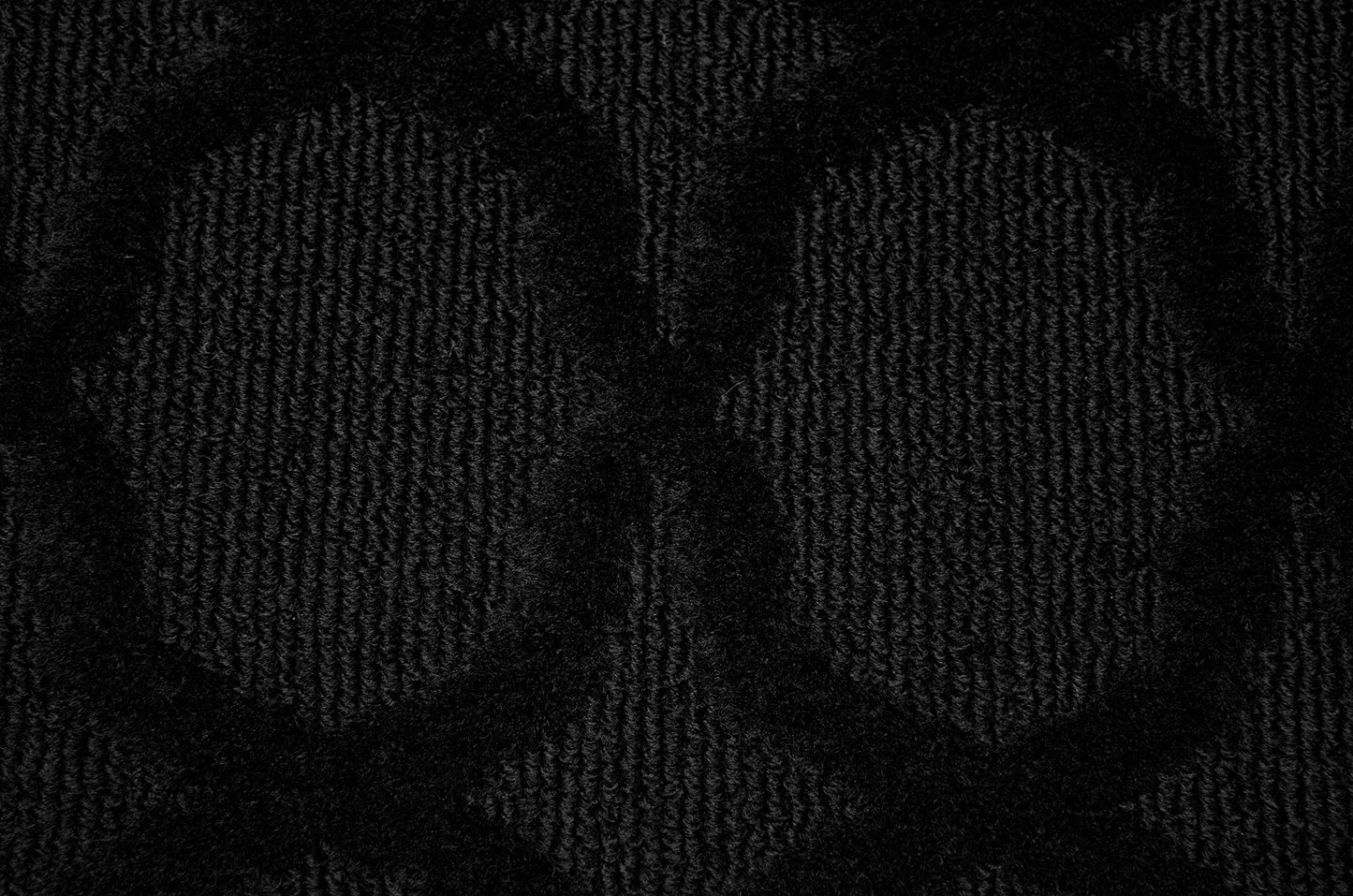 Garland Rug Sparta Non Slip Polypropylene 6 Ft. X 9 Ft. Black Area Rug- Ideal for Living Rooms & Hallways, Stylish & Durable for High-Traffic Areas