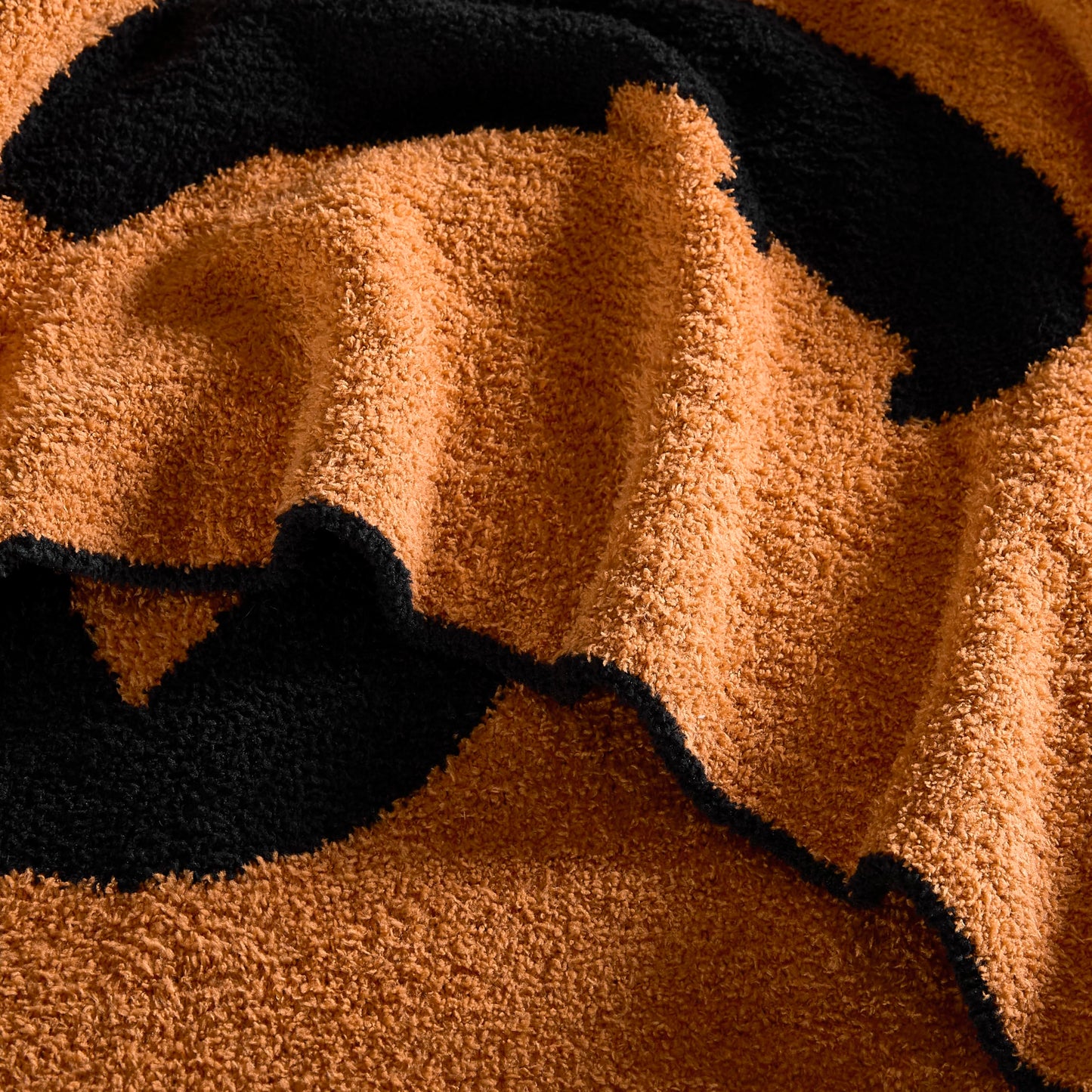 WDCOZY Halloween Throw Blanket Reversible Super Soft Knitted Blankets for Couch Bed Sofa Microfiber Warm Cozy Comfy Lightweight Fall Comfort Fluffy Fuzzy Knit Blanket Cute 50x60 Inches Pumpkin