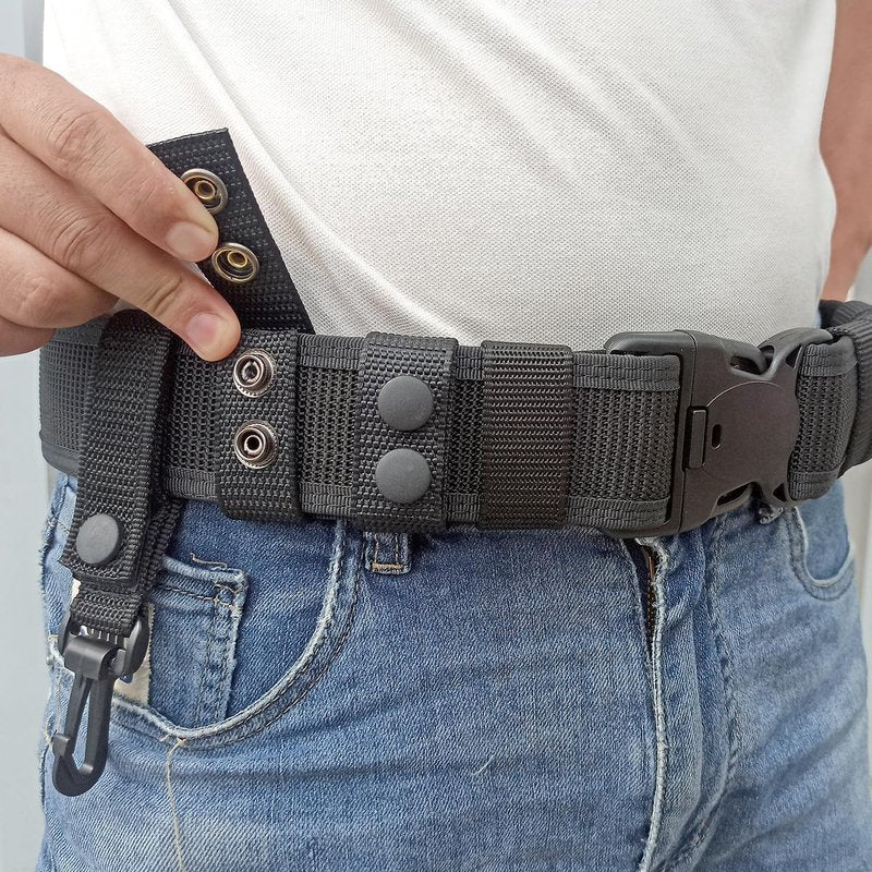 Tactical Duty Belt Keeper - Nylon Double Snaps for 2"-2.25" Belts | Police Accessories