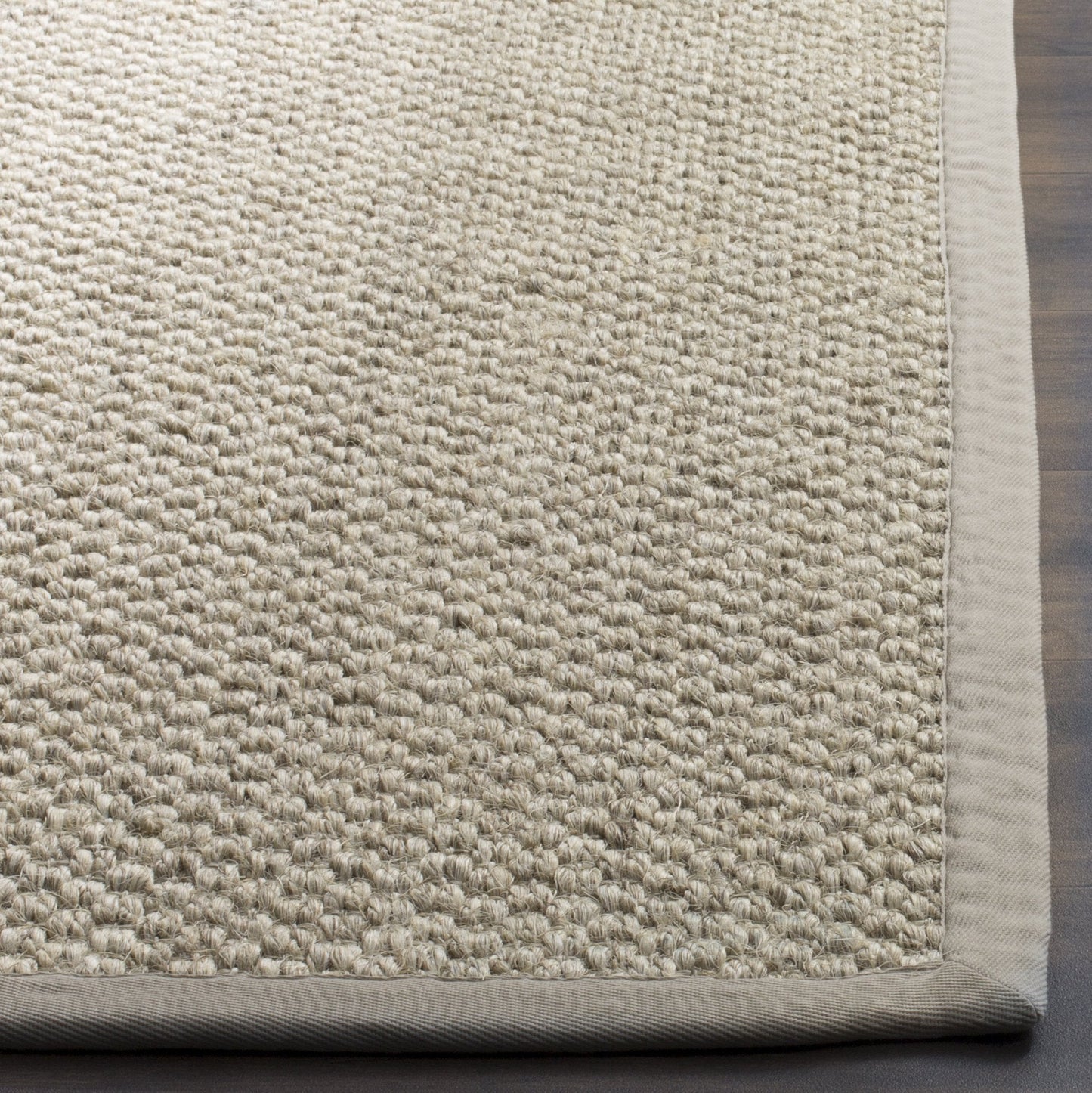 SAFAVIEH Natural Fiber Collection Runner Rug - 2' x 6', Marble, Sisal, Woven Design with Border (NF525C)