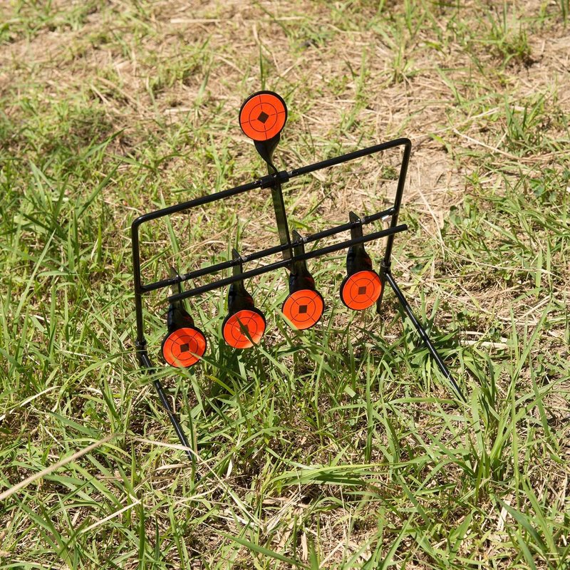 Hiram Air Gun Pellet BB Gun Resetting Target, Rated for .22/.177 Caliber
