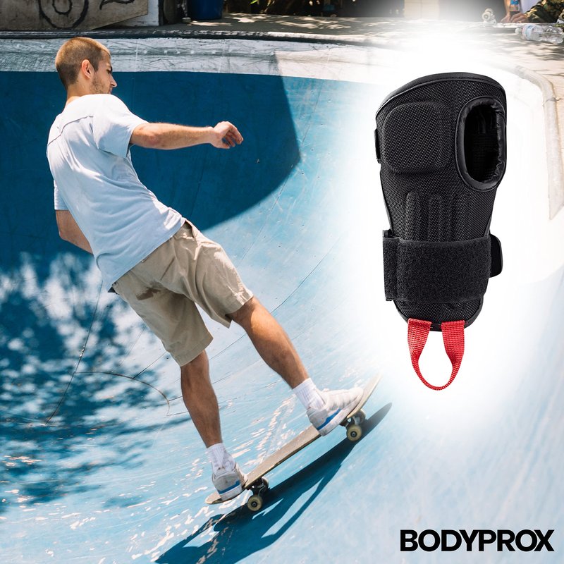 BODYPROX Impact Wrist Guards for Snowboard 1 Pair (L)