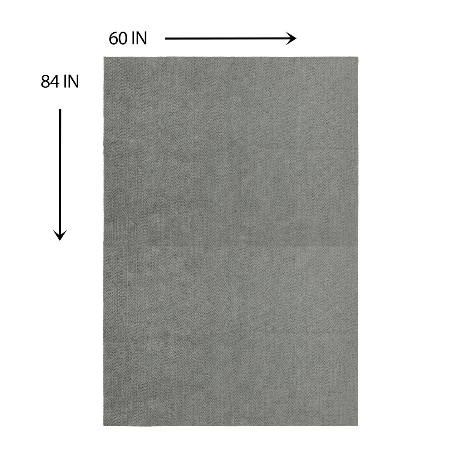 Mohawk Home Utility Mat Moisture Barrier Utility Solid Gray 5' X 7' Other Perfect for Kitchen, Living Room, Kids Room, Dining Room, Hallway, Office, Garage, Entryway, Bathroom, Laundry Room