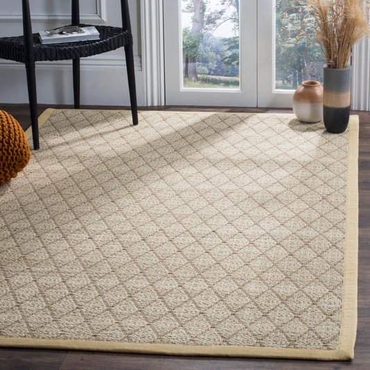 SAFAVIEH Natural Fiber Collection Accent Rug - 4' x 6', Natural, Handmade Jute, Ideal for High Traffic Areas in Entryway, Living Room, Bedroom (NF460A)