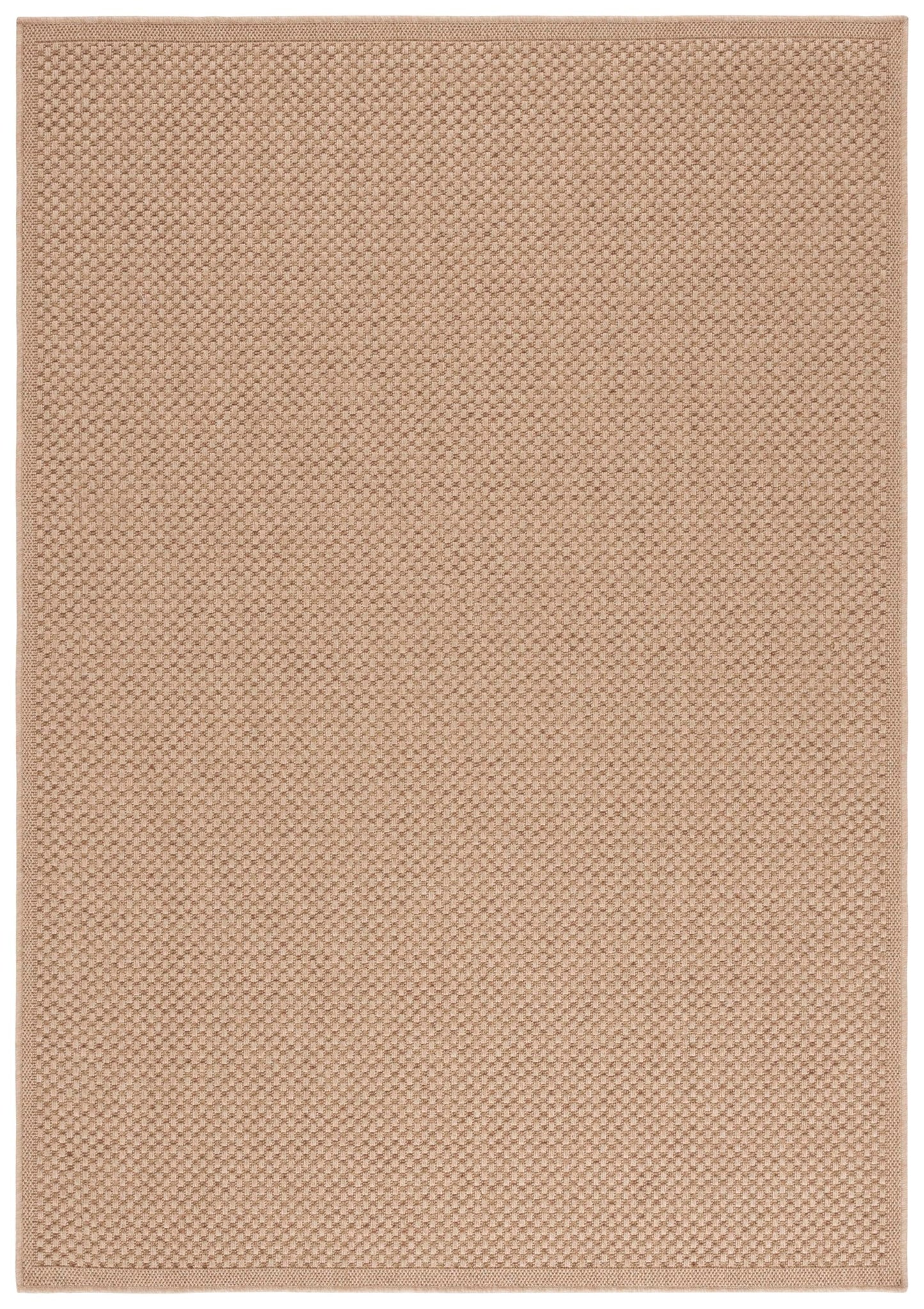 SAFAVIEH Washable Rug Outdoor Atrium Sisal Collection - 5'3" x 7'6", Beige, Non-Shedding & Easy to Clean, Ideal for Patio, Backyard, Mudroom (ATM100B)