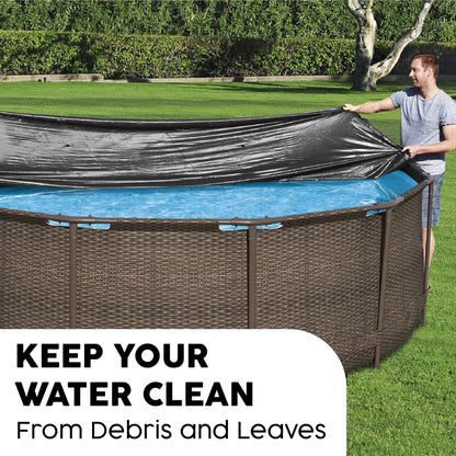 Bestway | Round Pool Cover for Above Ground Pools, 3.66m, Black