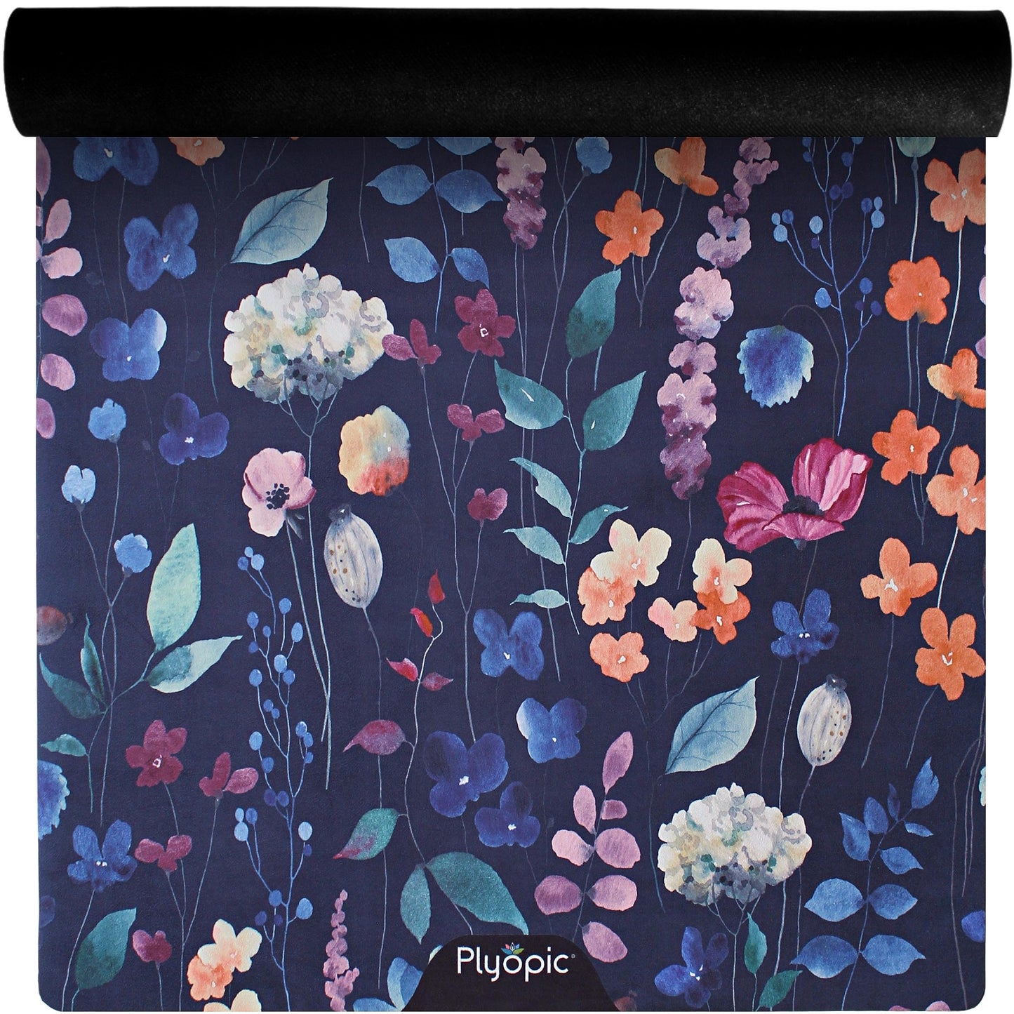 Plyopic. All In One Yoga Mat | Luxury Sweat-Grip Mat/Towel Combo | Ideal for Yoga, Hot Yoga, Bikram, Pilates, Workout & Exercise | Eco-Friendly Natural Rubber